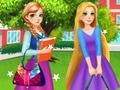 Гульня Прынцэса Дыснею каледж сумка  онлайн