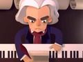 Гульня Бетховен Google Doodle  онлайн
