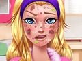 Гульня Барбі Hero Face Праблема онлайн Гульня Барбі Hero Face Праблема онлайн