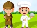 Гульня Дзеці і прафесіі  онлайн