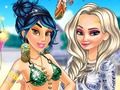 Гульня Прынцэсы Boho Пляжная Obsession  онлайн