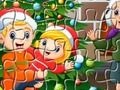 Гульня Xmas Святкаванне Jigsaw  онлайн