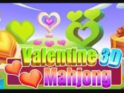 Гульня Valentine 3D маджонг  онлайн