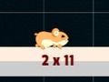 Гульня Hamster Сетка Множанне  онлайн