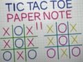 Гульня Tic Tac Toe Папера Заўвага II  онлайн