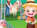 Гульня Тур па ферме Baby Hazel  онлайн