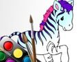 Гульня Кніжка-размалёўка смешных жывёл  онлайн