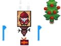 Гульня Pixel Santa Run онлайн
