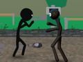 Гульня Stickman Ultimate Street Fighter 3D онлайн