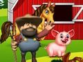Гульня Адрозненні мультфільма на ферме  онлайн