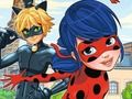 Гульня Адрозненні LadyBug  онлайн