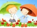 Гульня Мультфільм Дзень дзіцячай галаваломкі  онлайн