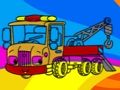 Гульня Эвакуатары размалёўка  онлайн