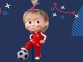 Гульня Маша і мядзведзь Футбол  онлайн