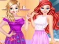 Гульня Дызайн плоскіх формаў Princess Fashion  онлайн