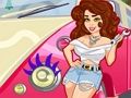 Гульня Музычны фестываль Girls Fix It Getaway Van  онлайн