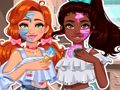 Гульня Рэальны макіяж BFF Джэсі і Ноэль  онлайн