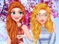Гульня Паездка дзяўчынак-прынцэс у ЗША  онлайн