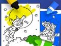 Гульня Размалёўка Альфі-пярэварацень  онлайн