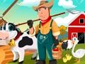 Гульня Размалёўка на ферме  онлайн