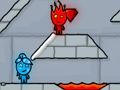 Гульня Fireboy & Watergirl 3 у Ледзяным храме  онлайн
