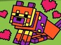 Гульня Лёгкая размалёўка для дзяцей Mineblox  онлайн