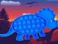 Гульня Дыназаўр Pop It Jigsaw  онлайн