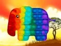 Гульня Дзікія жывёлы Pop It Jigsaw  онлайн
