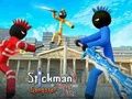 Гульня Stickman Police супраць Gangsters Street Fight  онлайн