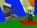 Гульня Стральба з зомбі Blocky Gun Warfare  онлайн