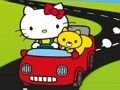 Гульня Аўтамабільная галаваломка Hello Kitty  онлайн
