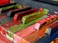 Гульня Маляўнічая піяніна -галаваломка онлайн Гульня Маляўнічая піяніна -галаваломка онлайн