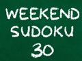 Гульня Судоку на выходныя 30  онлайн