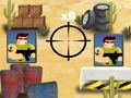Гульня Стральба 2D вайны сяброў  онлайн