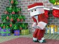 Гульня Калядная галаваломка MineCraft  онлайн