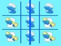 Гульня Smurfs tic tac toe  онлайн