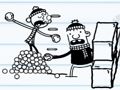 Гульня Снежны бой StickMan  онлайн