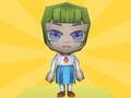 Гульня Fall Хлопцы і дзяўчынкі Chibi Race Knockdown Multiplay  онлайн