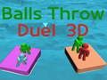Гульня Дуэль для кідання мячоў 3d  онлайн