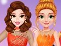 Гульня Апранаюцца прынцэсы на каньках  онлайн