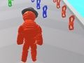 Гульня Бег чалавека па вяроўцы 3D  онлайн