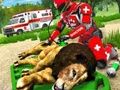 Гульня Сапраўдны доктар, робат выратавання жывёл  онлайн