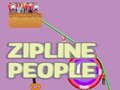 Гульня Zipline Людзі  онлайн