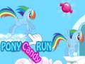 Гульня Поні Candy Run  онлайн