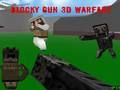 Гульня Блокі пісталет 3D вайны онлайн