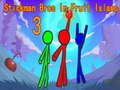 Гульня Stickman Bros на востраве 3 онлайн