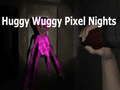 Гульня Ночы Huggy Wuggy Pixel  онлайн
