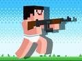 Гульня Noob Rush супраць Pro Monsters  онлайн