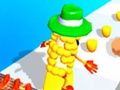 Гульня Гонка з папкорнам 3D  онлайн