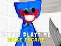 Гульня Уцёкі з лабірынту Poppy Playtime  онлайн